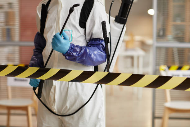 Professional Blood Cleanup technician working in Cleburne, TX